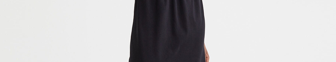 Buy H&M Women Black Smocking Detail Dress - Dresses for Women 19071504 ...