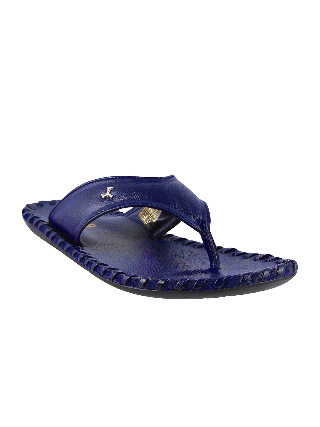 Buy Mochi Men Blue Leather Sandals - Sandals for Men 1909227 | Myntra