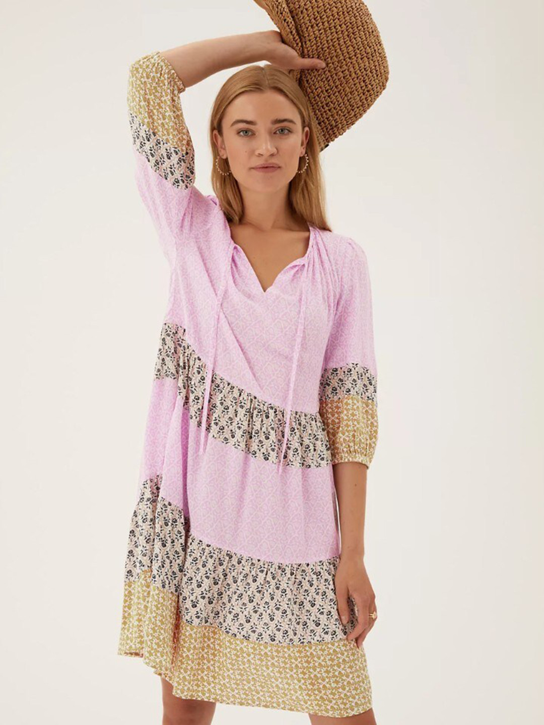 Buy Marks & Spencer Multicoloured A Line Maxi Dress Dresses for Women