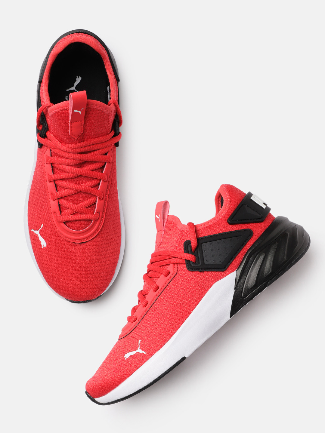 Buy Puma Unisex Red & Black Amare Running Shoes Sports Shoes for