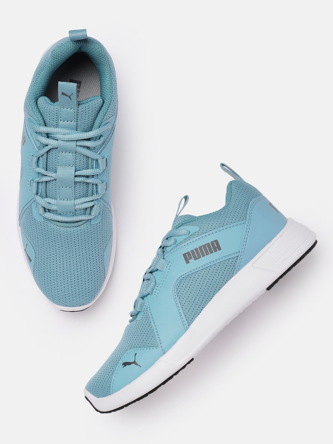 Buy Puma Women Blue Solid Sneakers - Casual Shoes for Women 19103610 ...