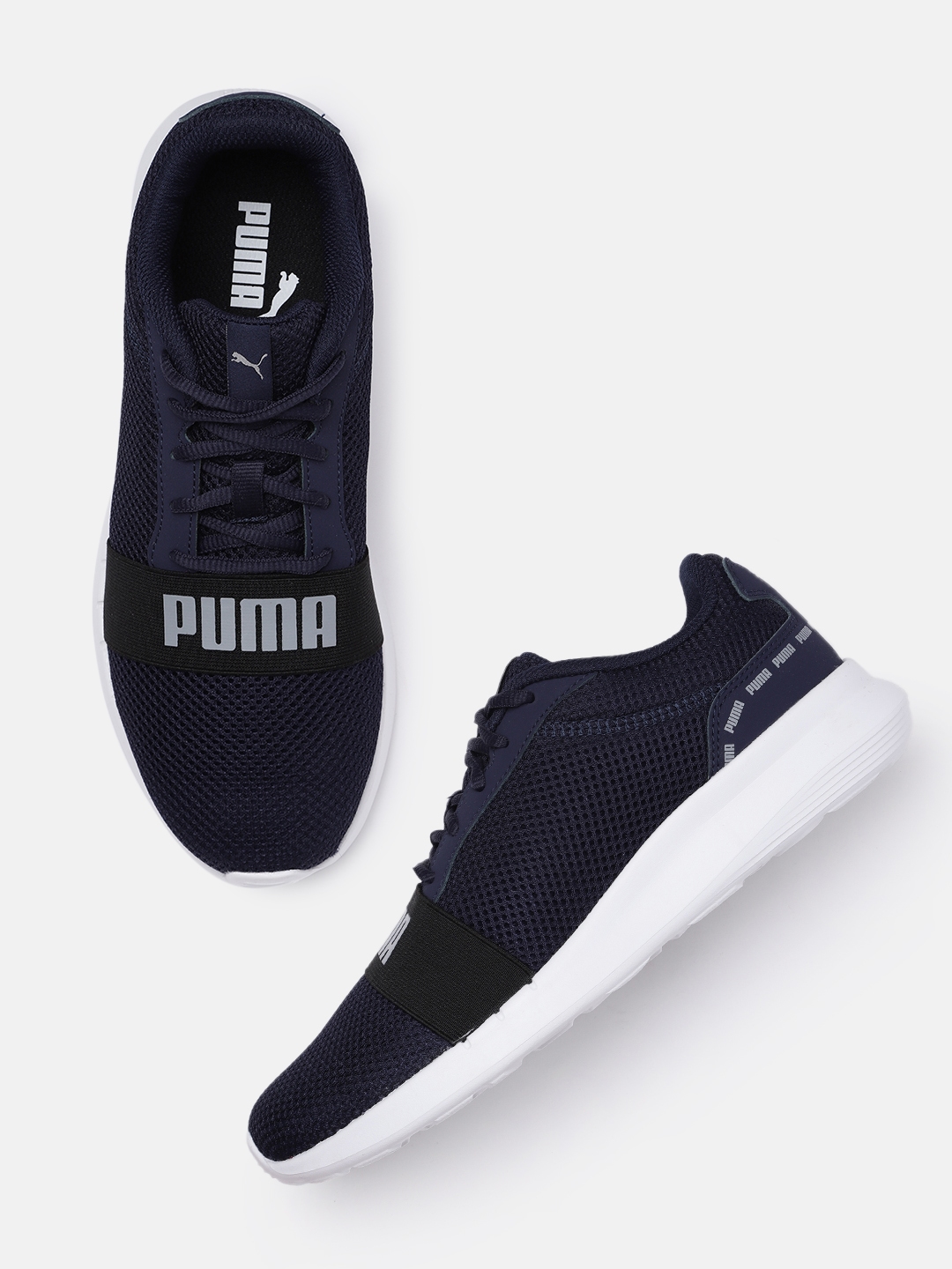 Buy Puma Unisex Navy Blue Urus Brand Logo Print Sneakers Casual Shoes For Unisex 19104402 Myntra 7424