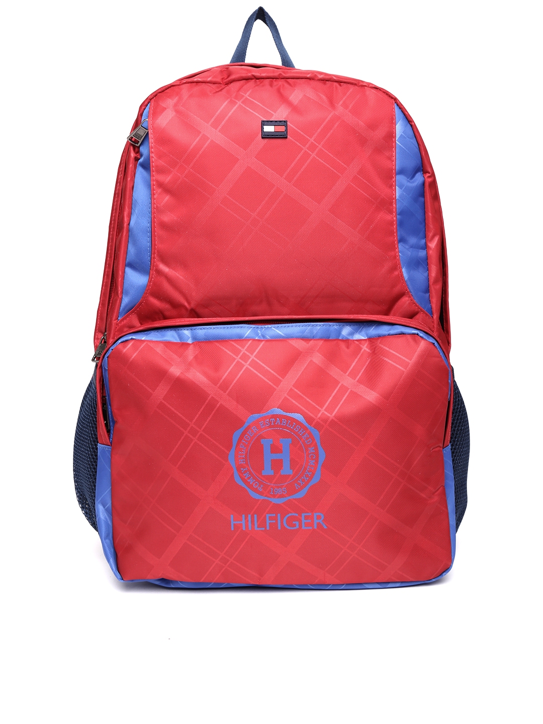 Buy Tommy Hilfiger Unisex Red Printed Backpack - Backpacks for Unisex