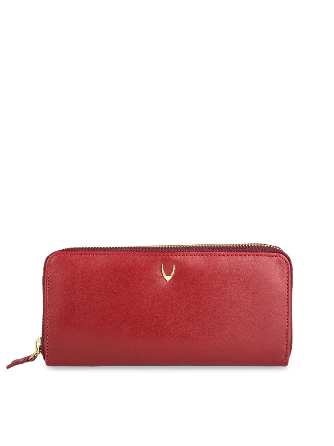 Buy Hidesign Women Red Leather Zip Around Wallet Wallets for Women