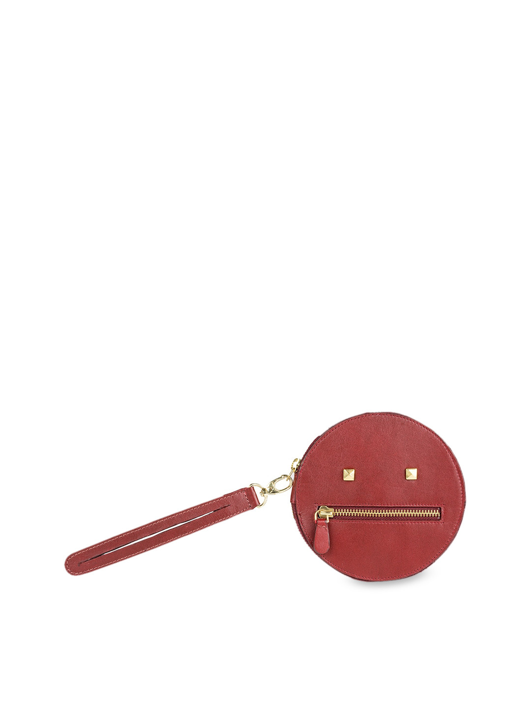 Buy Hidesign Red Circular Leather Purse Clutch Clutches for Women