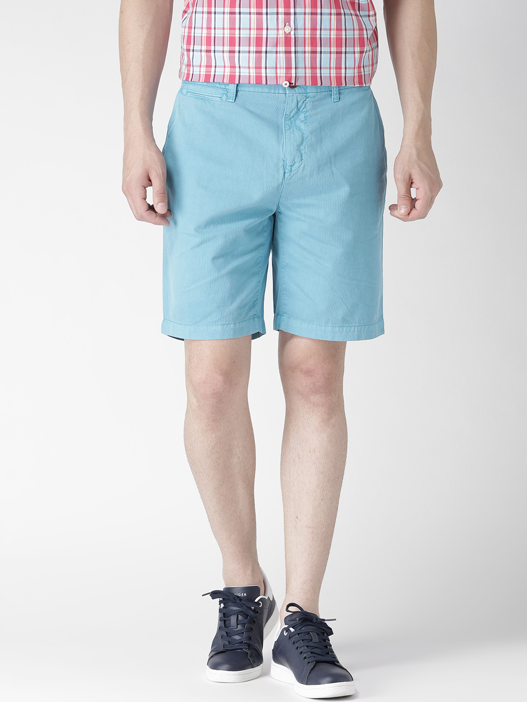 Buy Tommy Hilfiger Men Blue Solid Shorts Shorts for Men 1911352 Myntra