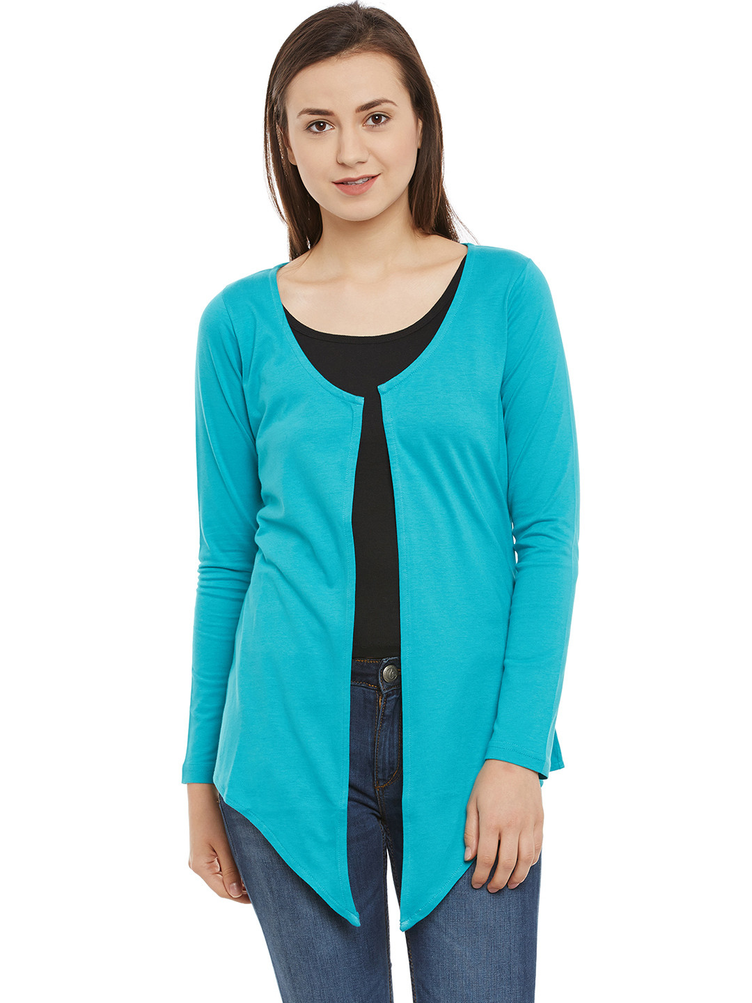 Buy WISSTLER Turquoise Blue Shrug Shrug for Women 1911422 Myntra