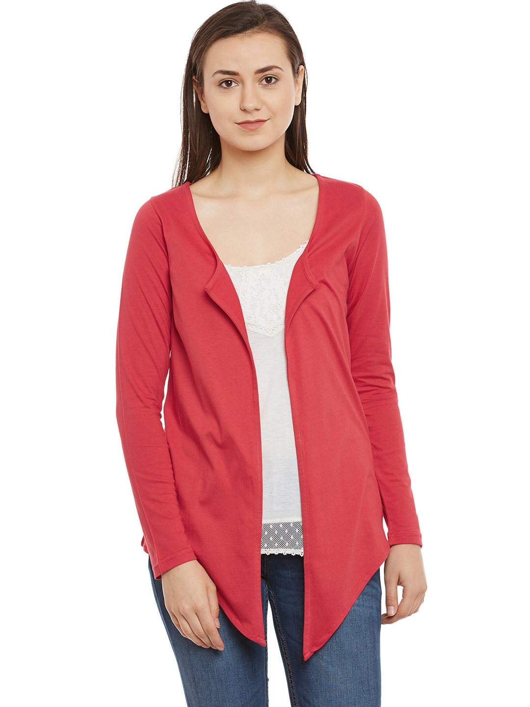 Buy WISSTLER Red Shrug Shrug for Women 1911426 Myntra