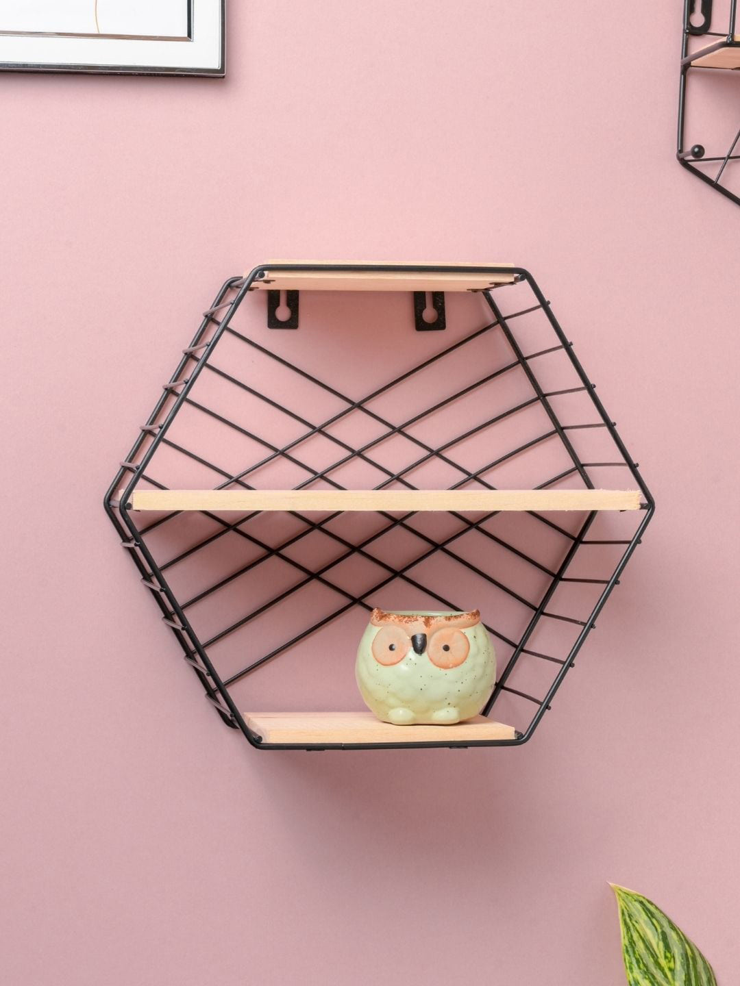 Buy Nestasia Black Metal Wall Shelf Wall Shelves for Unisex 19116788 Myntra