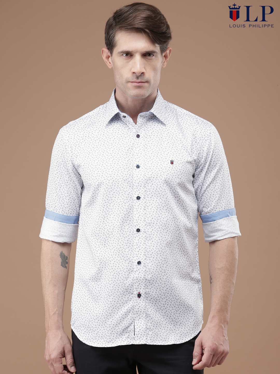 louis philippe casual shirts for men
