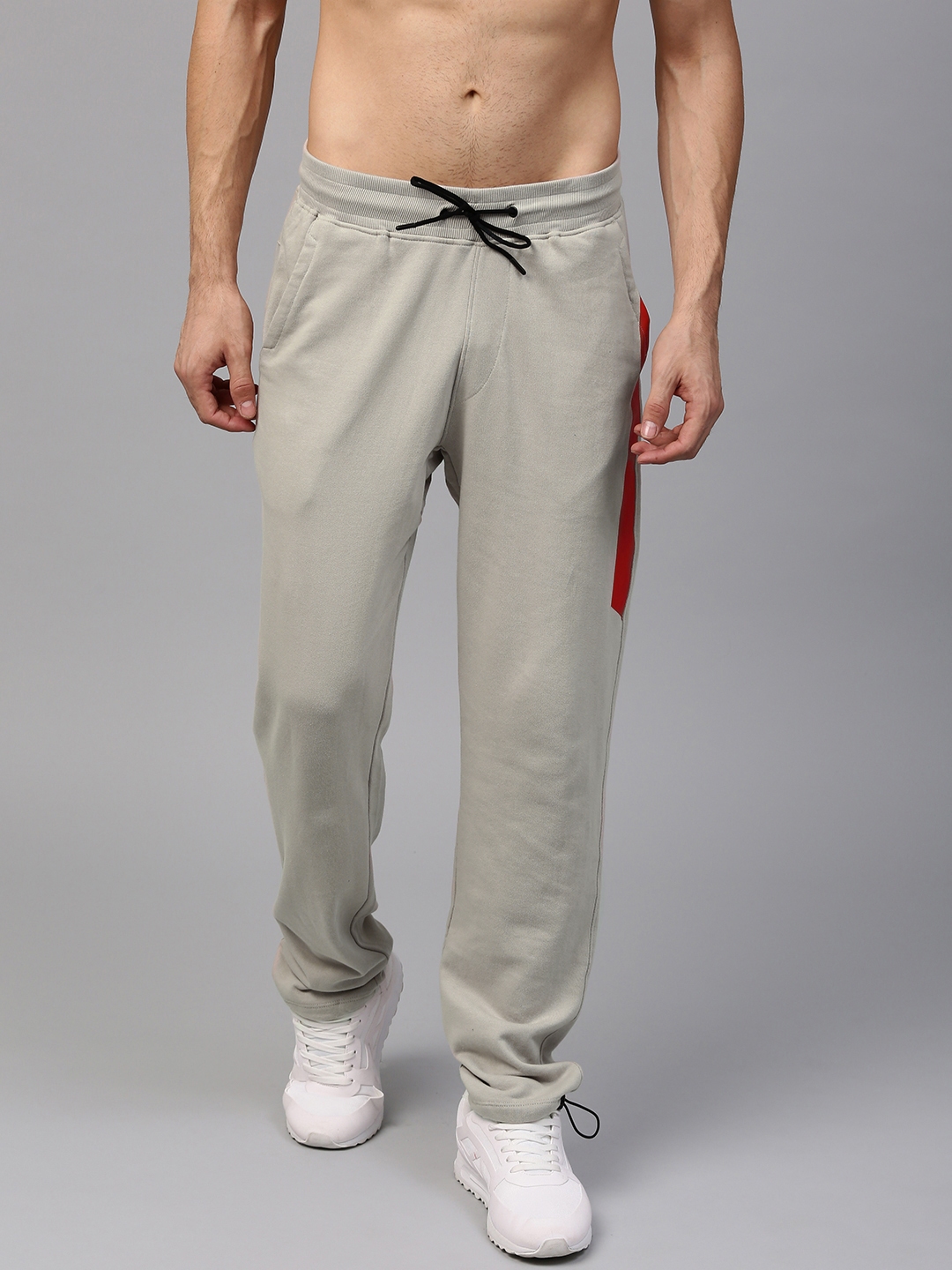 mens beige track pants