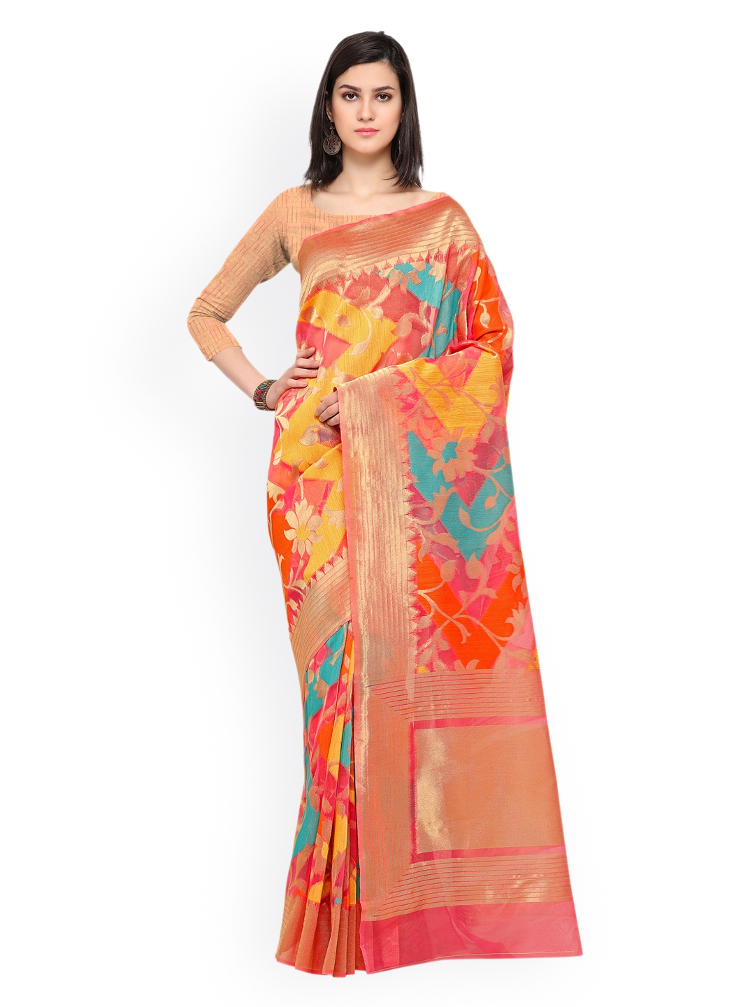 myntra half sarees