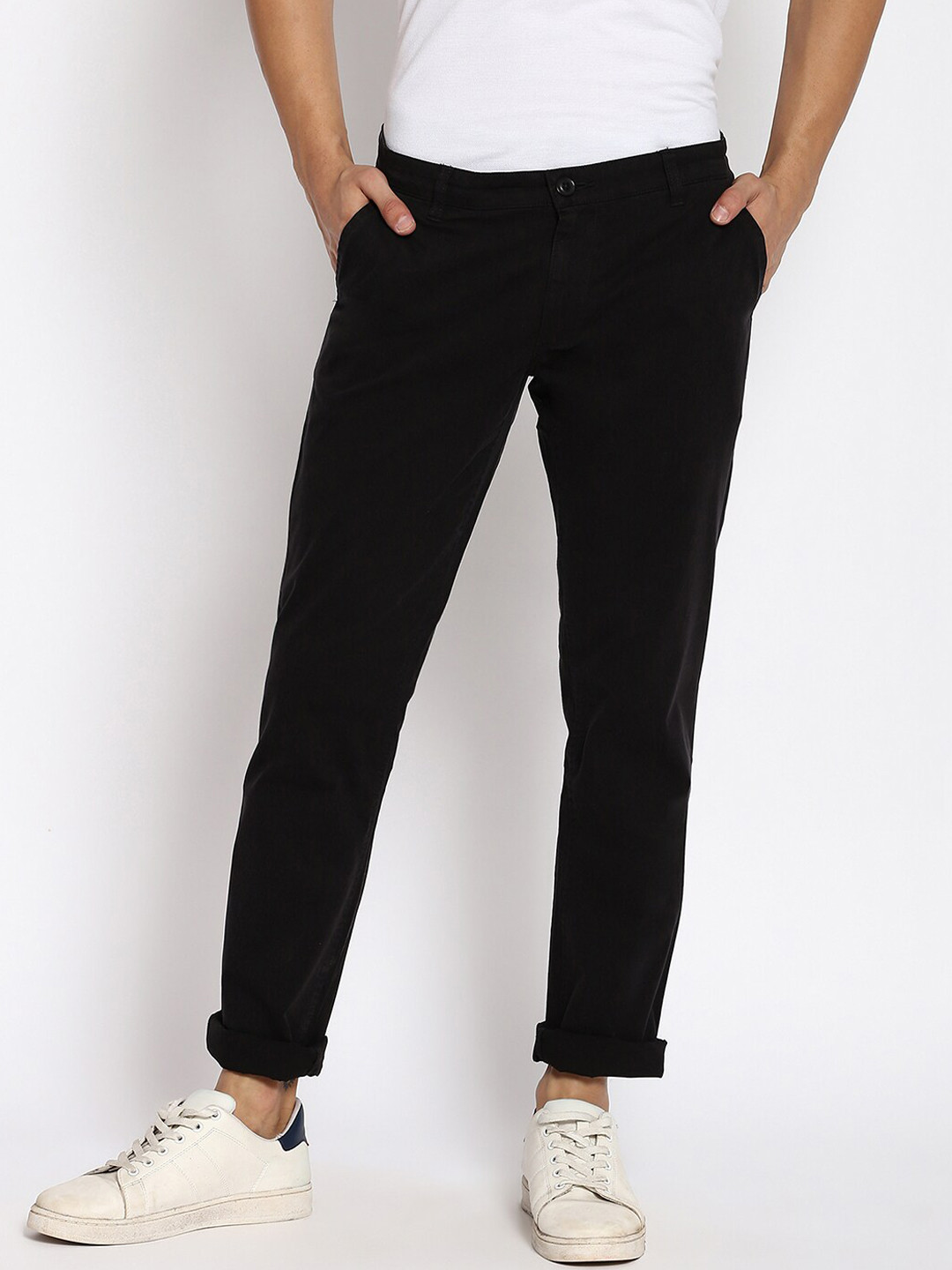 Buy Abof Men Black Trousers Trousers for Men 19139976 Myntra