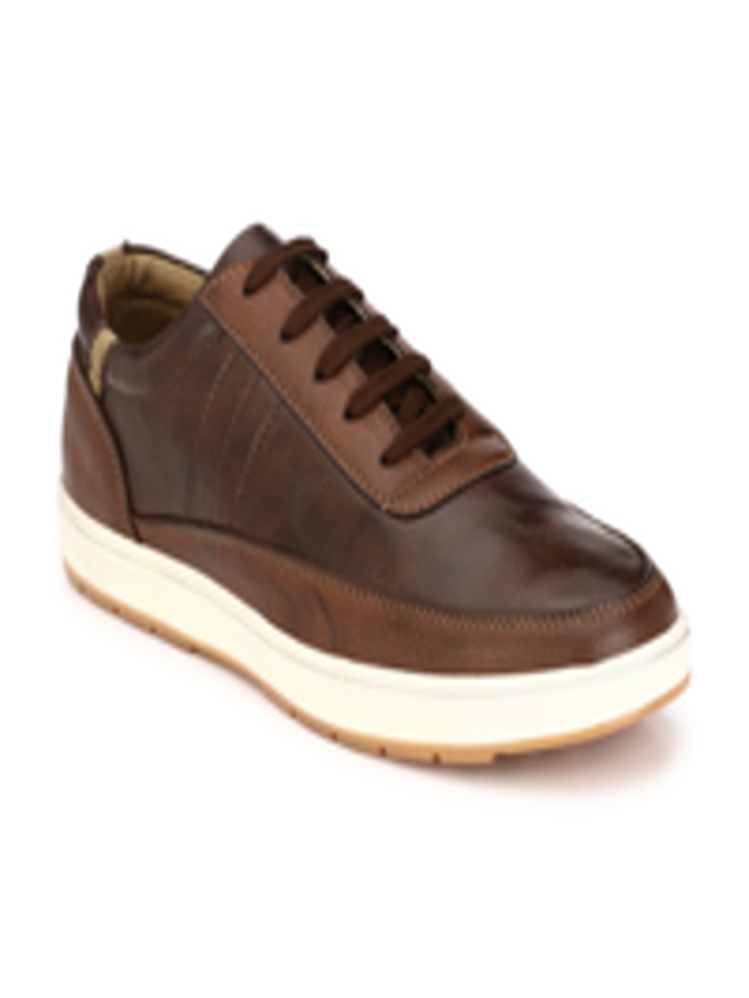 Buy Sir Corbett Men Brown Sneakers - Casual Shoes for Men 1914430 | Myntra