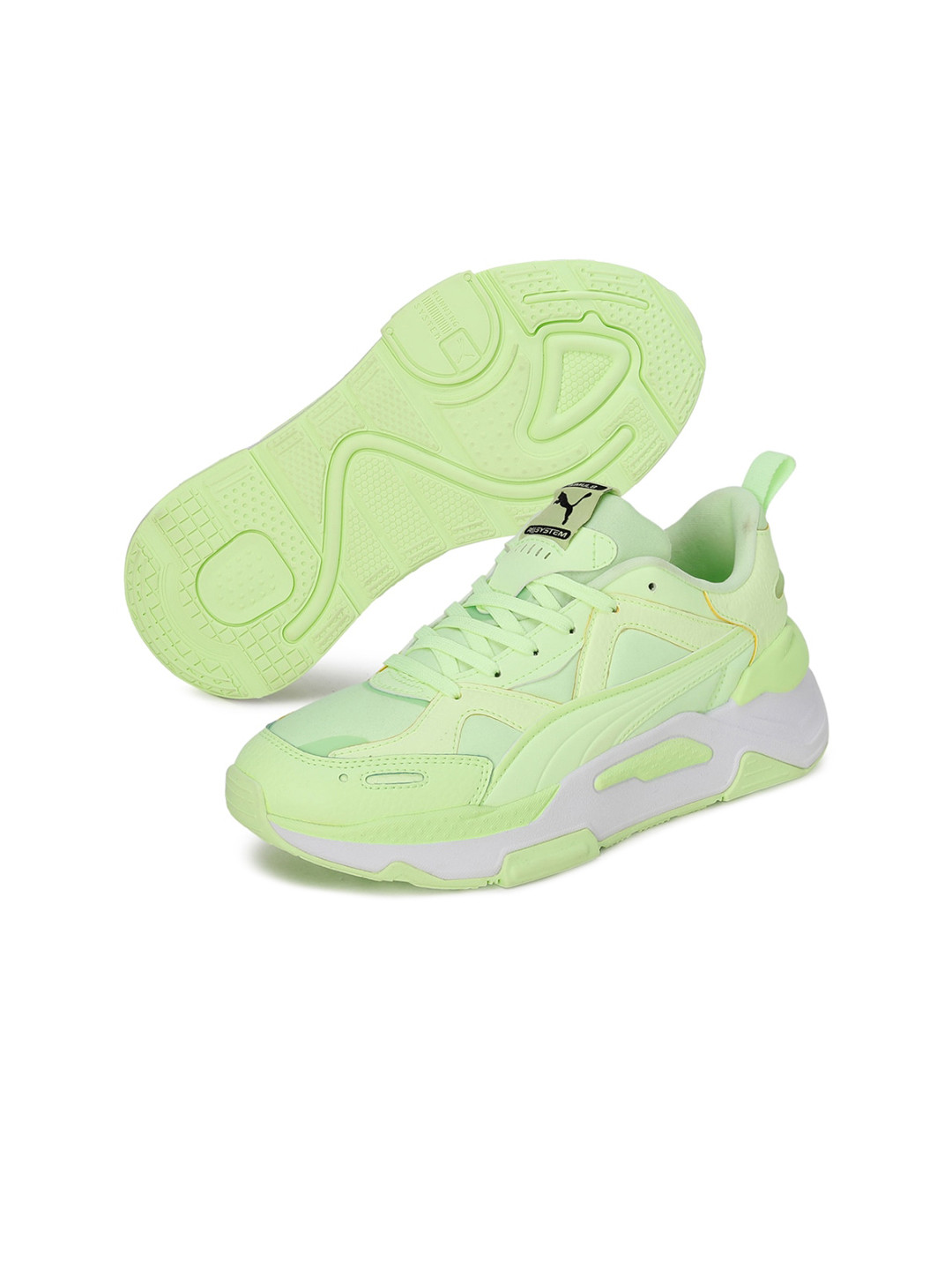 Buy Puma Women Green RS Simul8 Mono Sneakers - Casual Shoes for Women ...