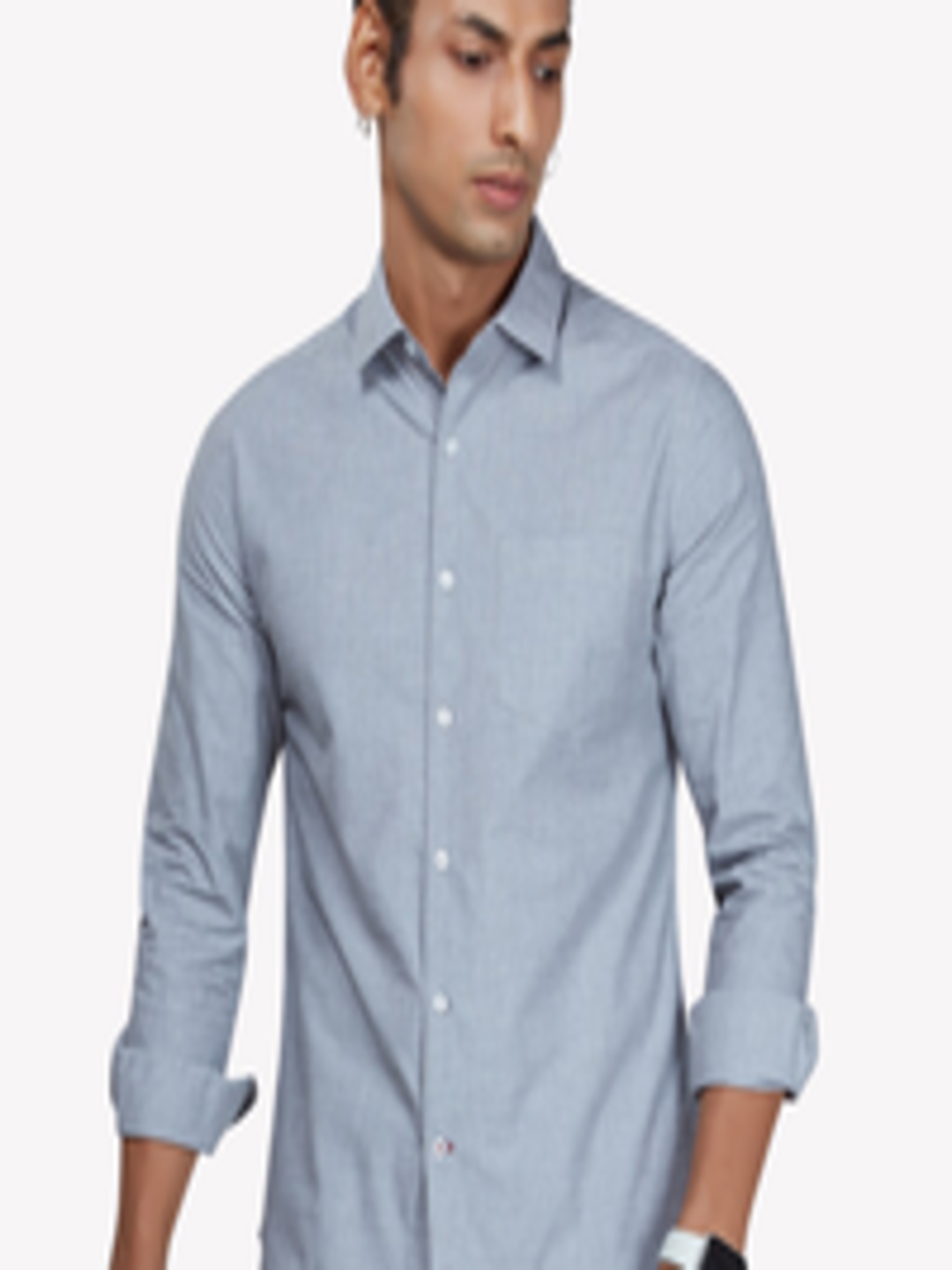 Buy VASTRADO Men Grey Casual Shirt - Shirts for Men 19153104 | Myntra