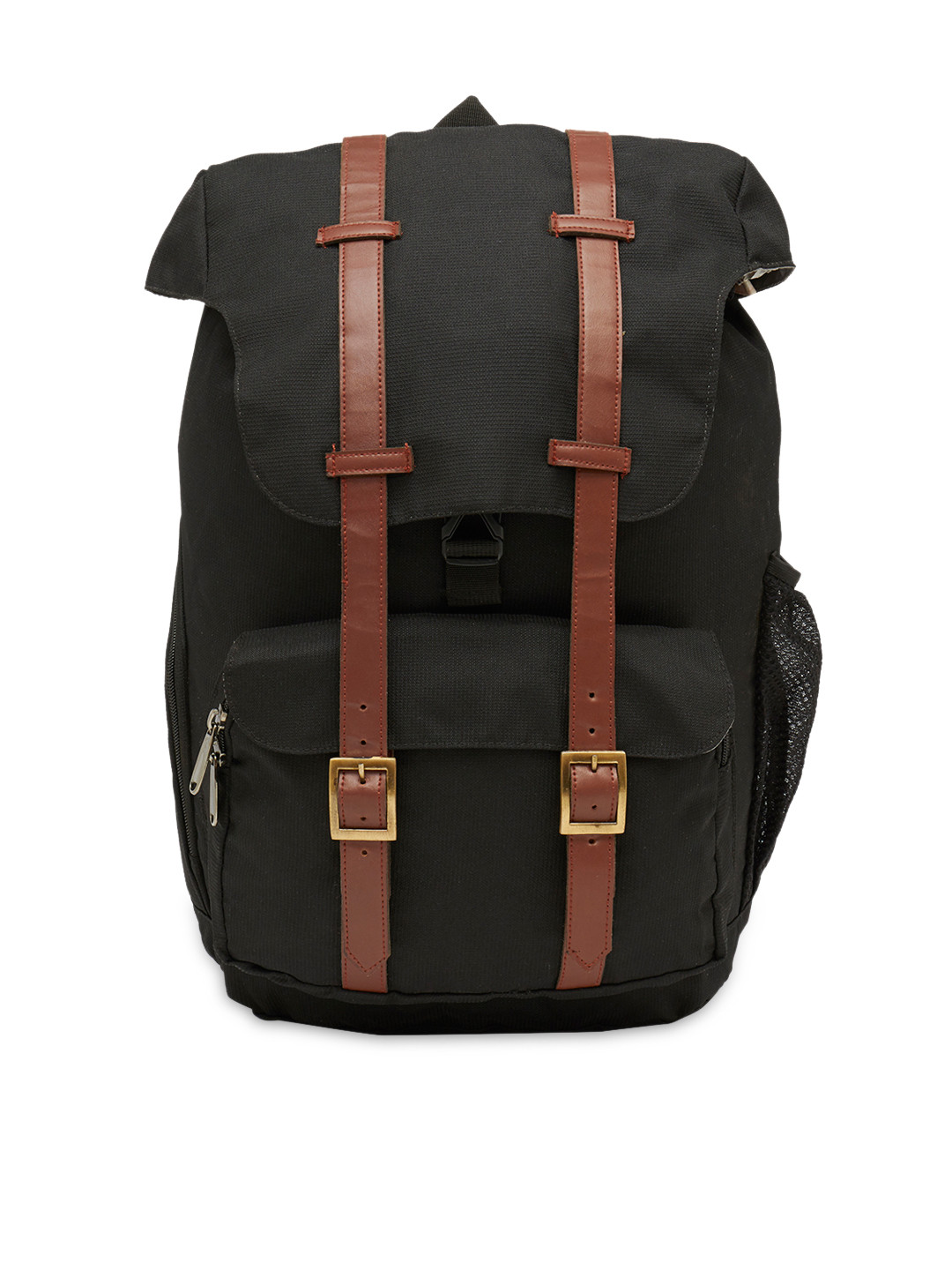 Buy Bags.R.us Unisex Black Solid Backpack Backpacks for Unisex