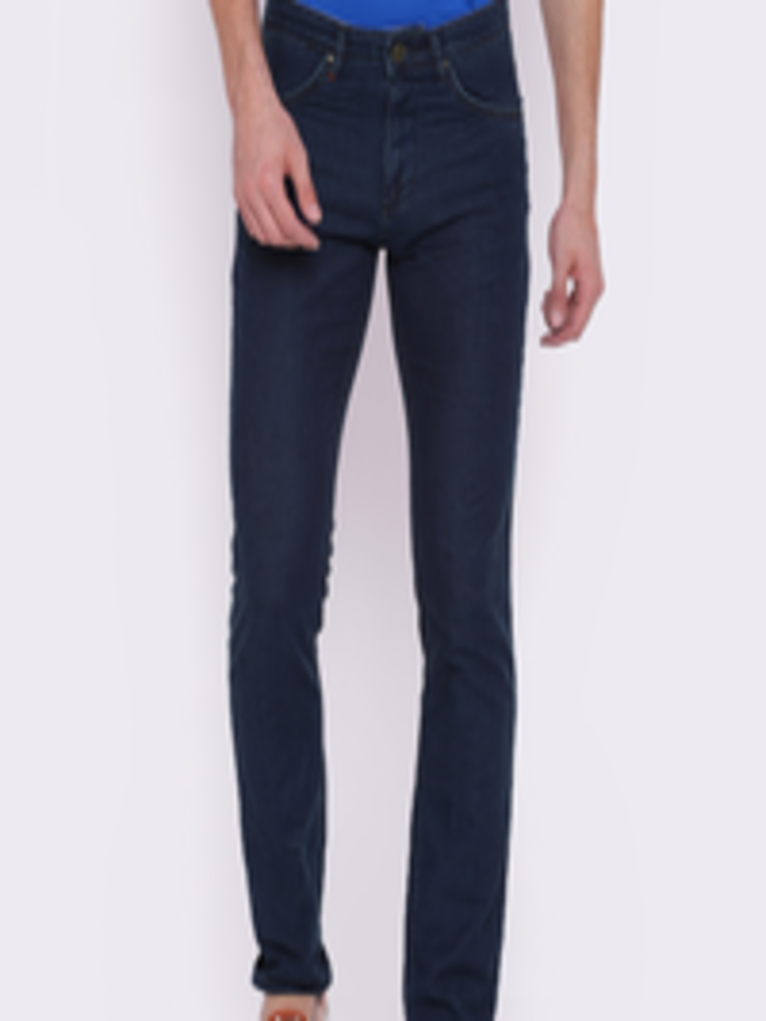 Buy Raymond Men Blue Slim Fit Mid Rise Clean Look Jeans - Jeans for Men ...