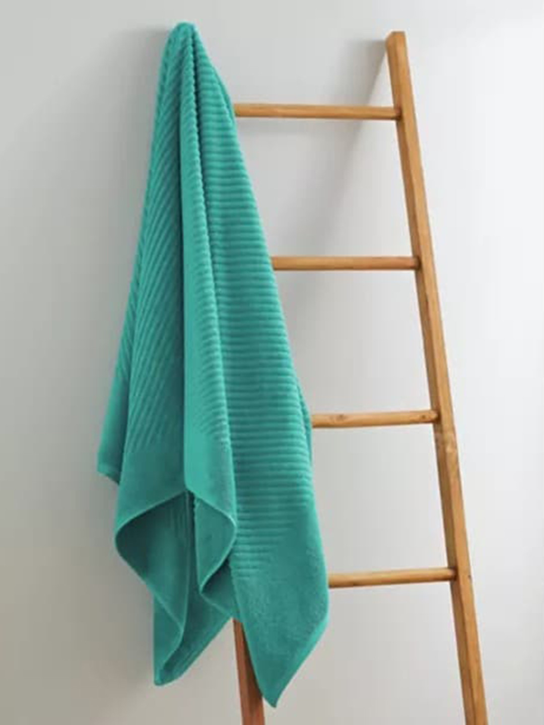 Buy Marks & Spencer Adults Teal Blue Solid Pure Cotton 600 GSM Bath