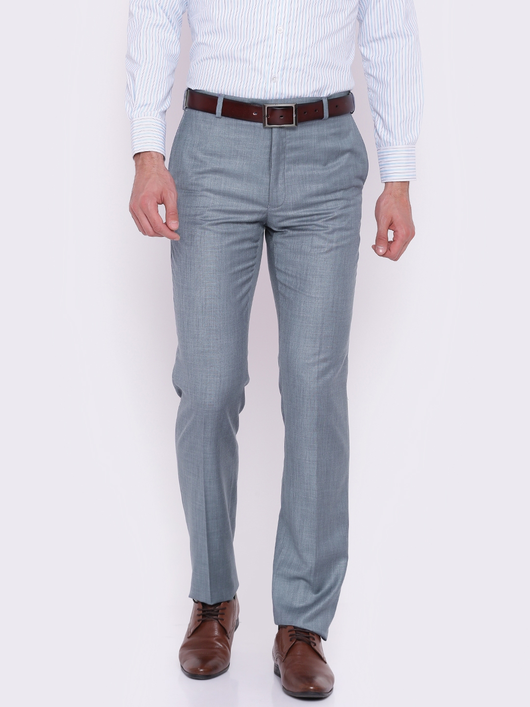 blue formal trousers mens