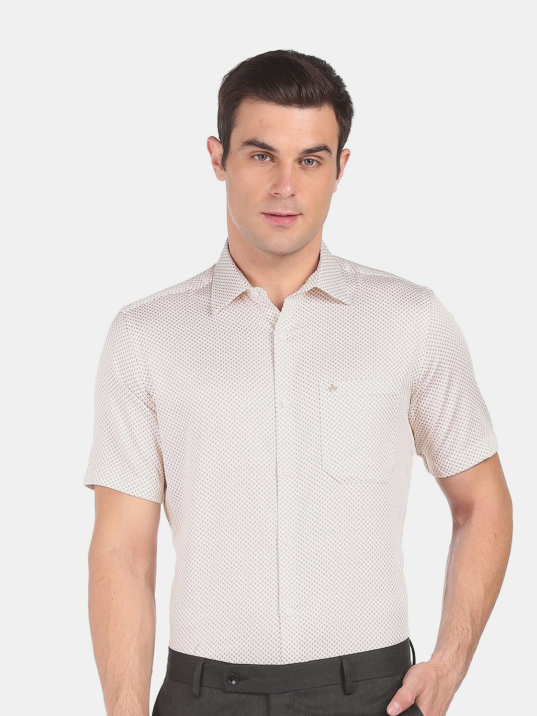 Buy Arrow Men Brown Casual Shirt - Shirts for Men 19162708 | Myntra
