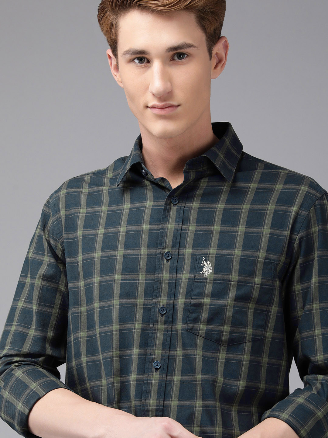 U.S. Grand Verde Cotton Men Polo Shirt main image 1