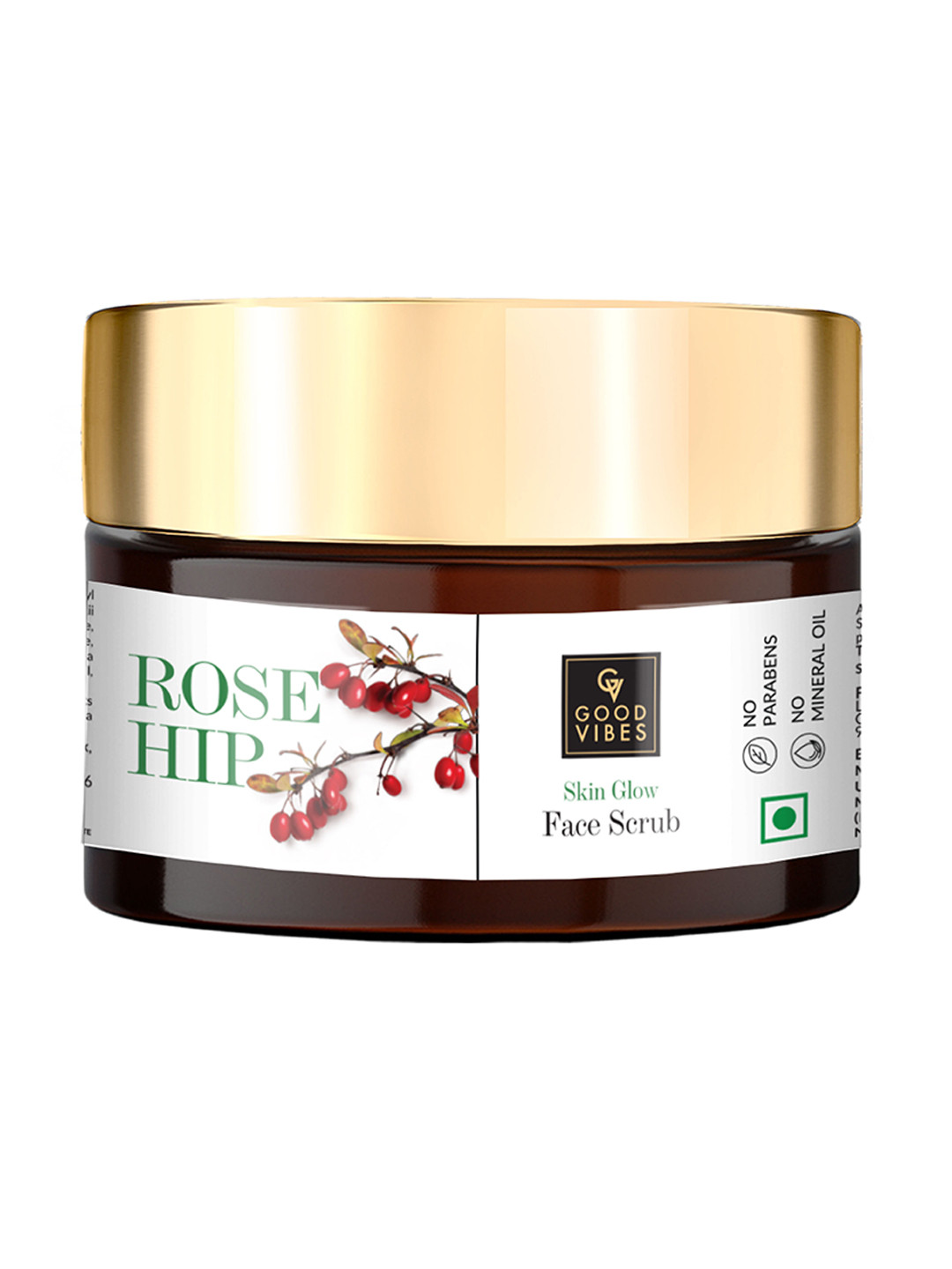Buy Good Vibes Rosehip Skin Glow Face Scrub For All Skin Types 50 G