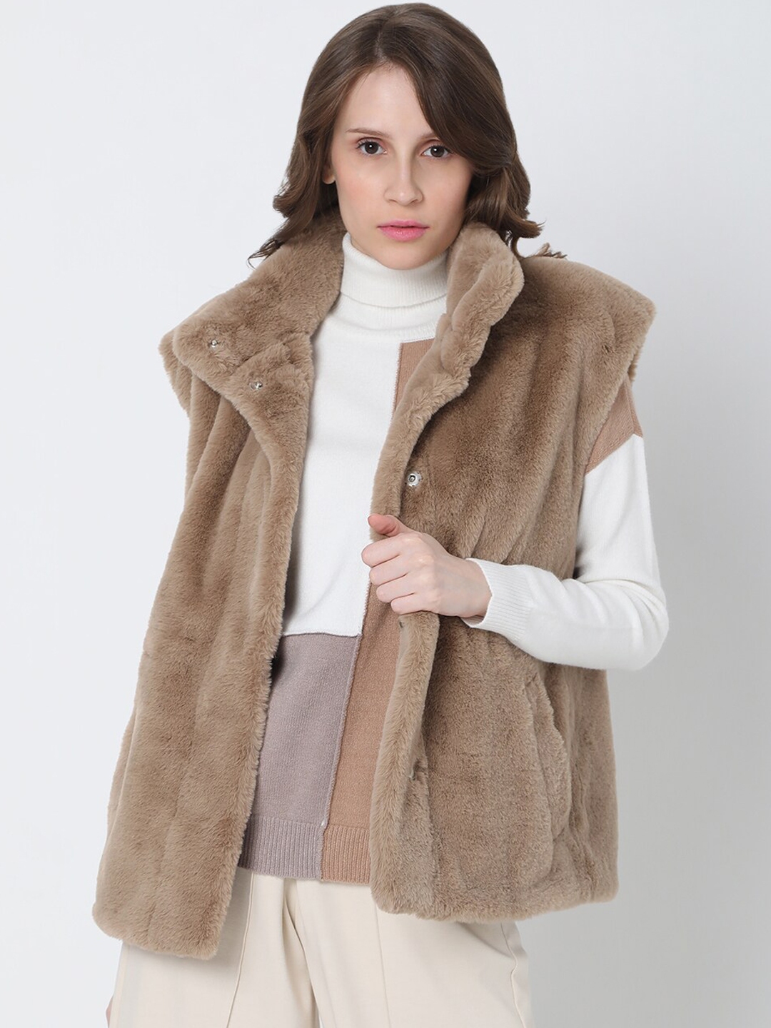 Buy Vero Moda Women Brown Longline Tailored Jacket - Jackets for Women