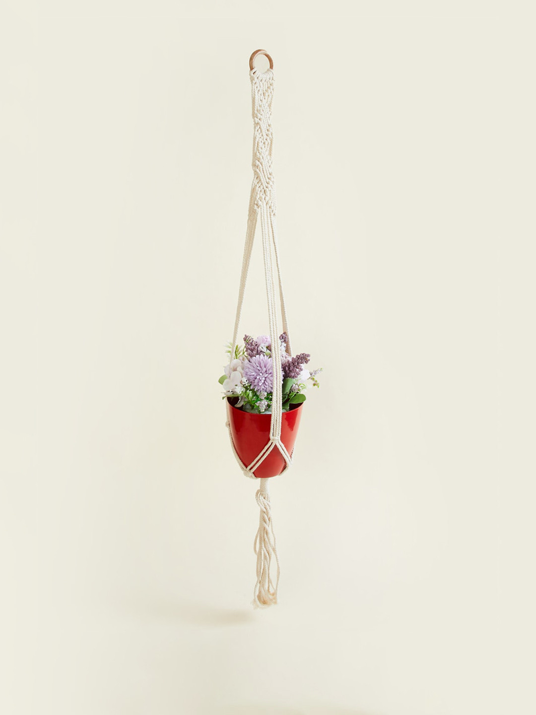 Buy Home Centre Splendid Red Round Hanging Planter Planters for