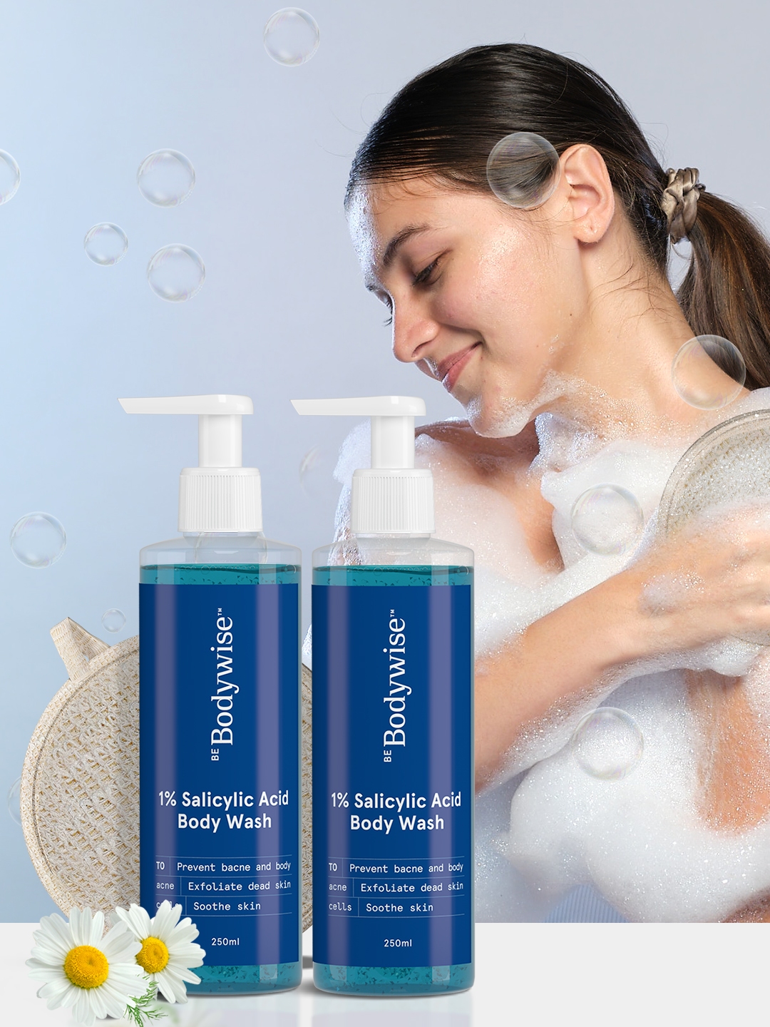 Buy Be Bodywise Set Of 2 Salicylic Acid Body Wash 250ml Each With Free