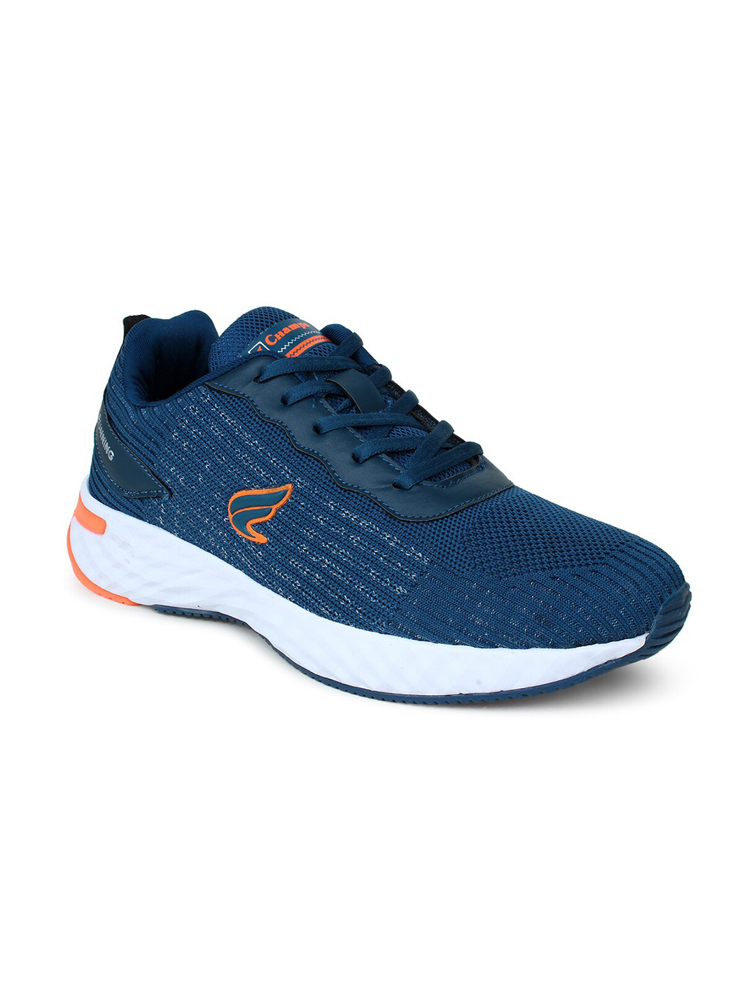 Buy Champs Men Turquoise Blue Mesh Running Non Marking Shoes Sports