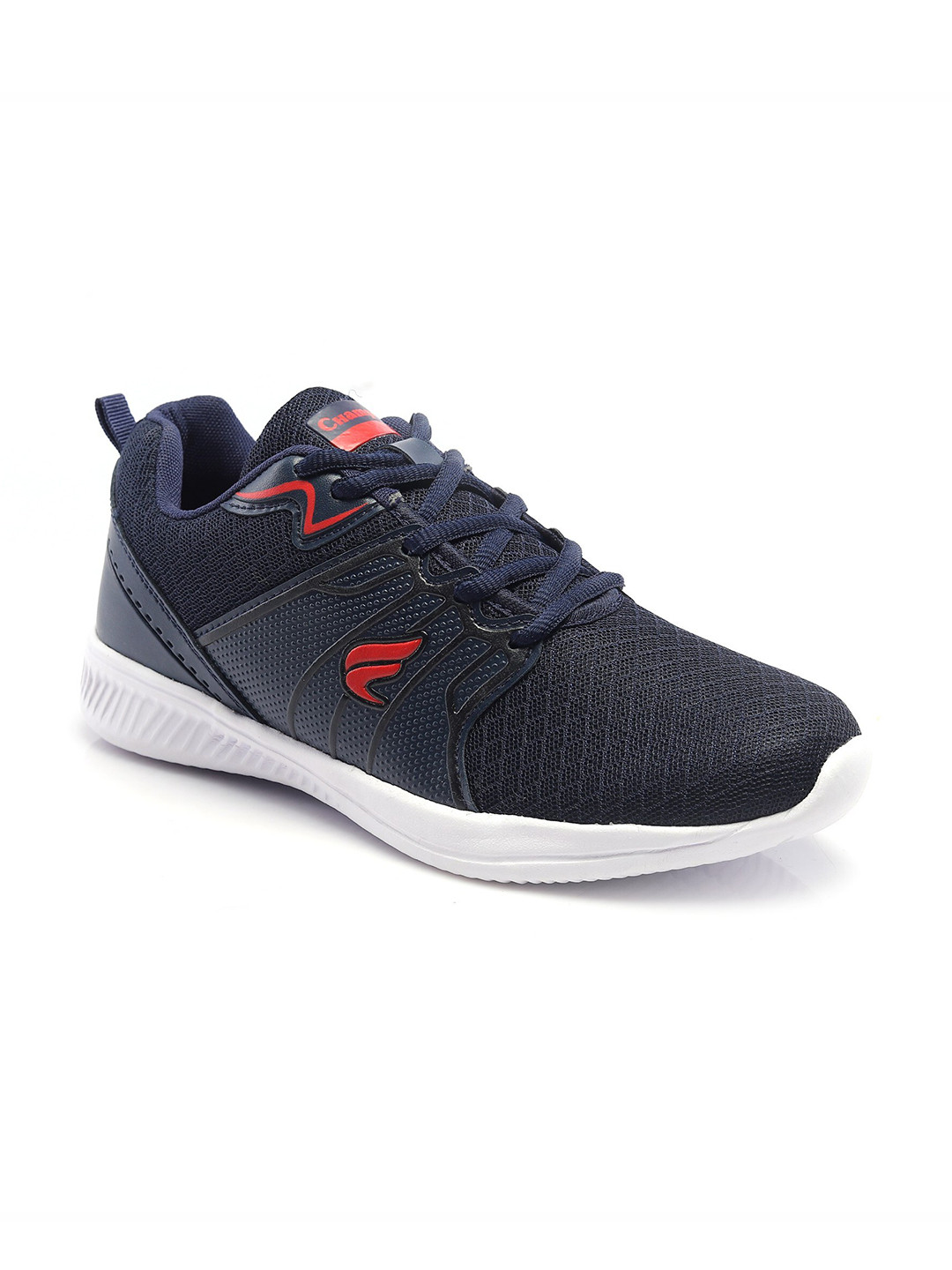 Buy Champs Men Navy Blue Mesh Running Non Marking Shoes Sports Shoes