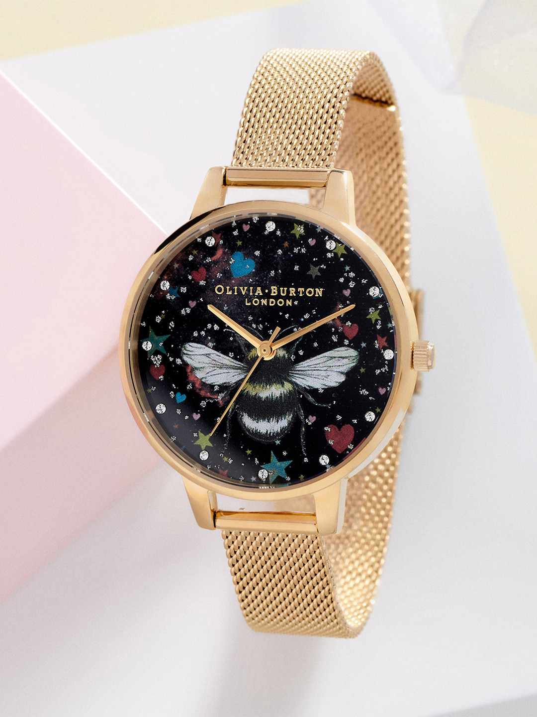 Olivia Burton Black Stainless Steel Dress Watch main image 0