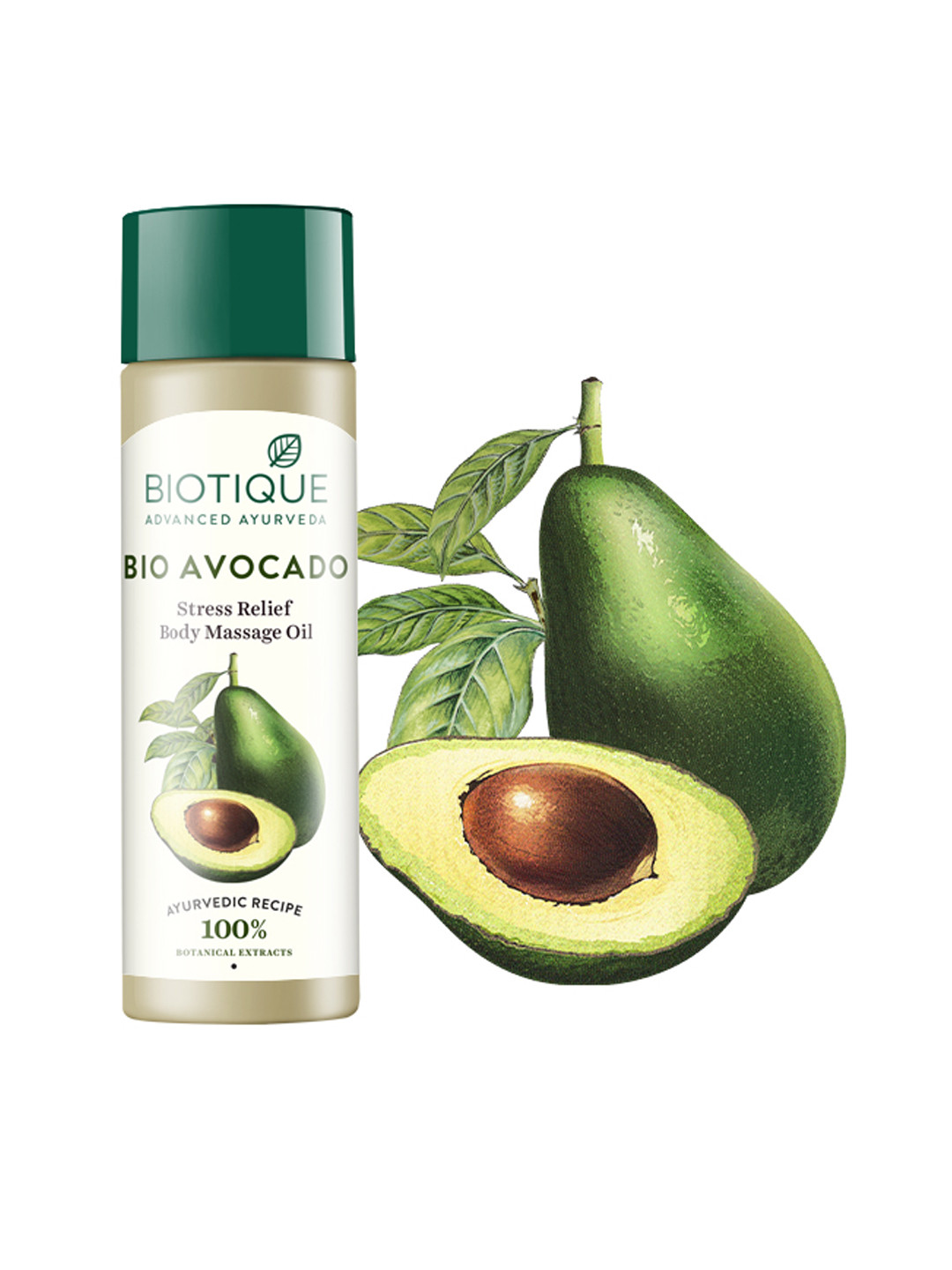 Buy Biotique Avocado Stress Relief Body Massage Oil 200ml Massage Oils for Unisex 1919991 Myntra