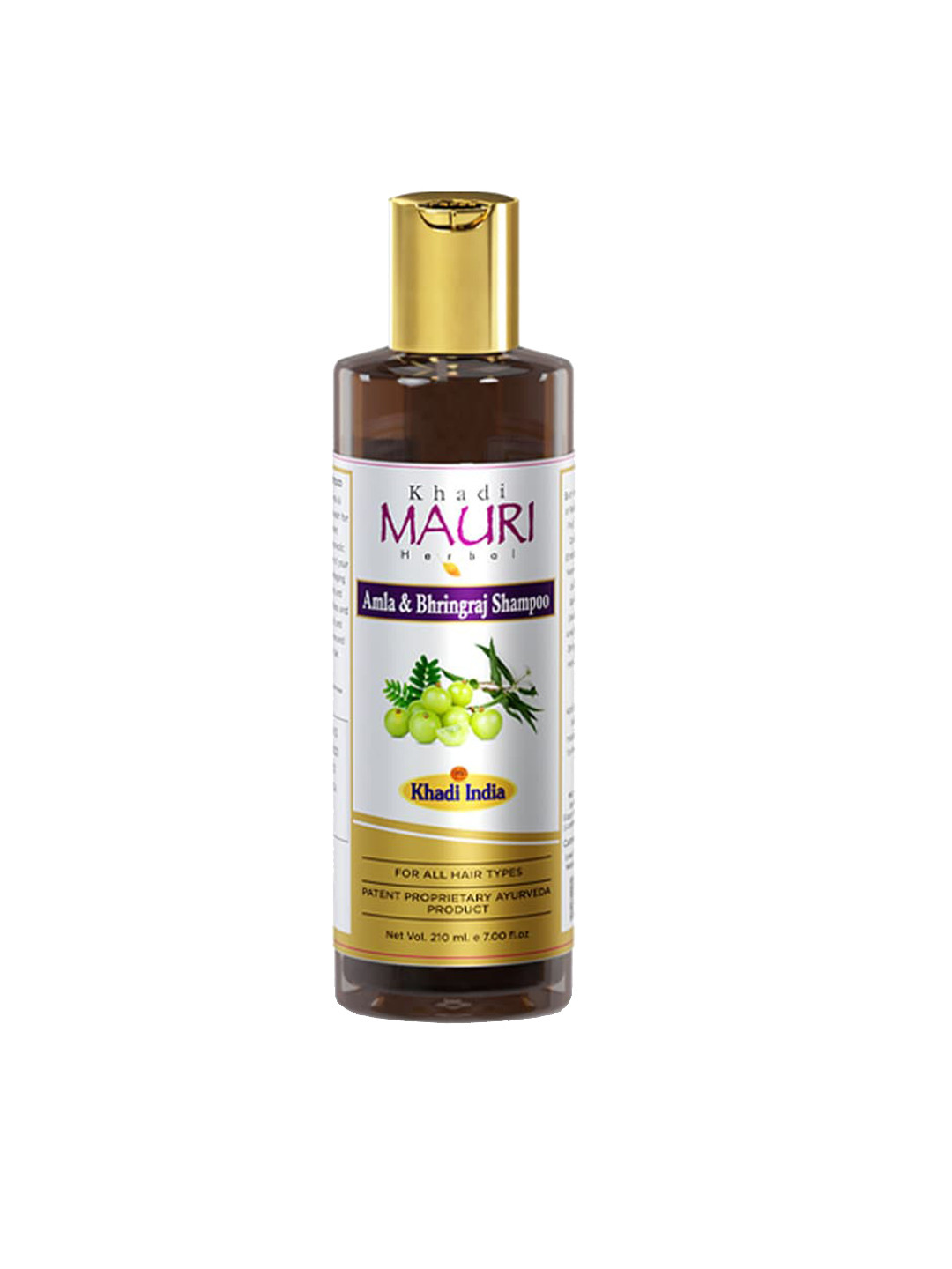 Buy Khadi Mauri Herbal Amla & Bhringraj Shampoo 210 Ml Shampoo for
