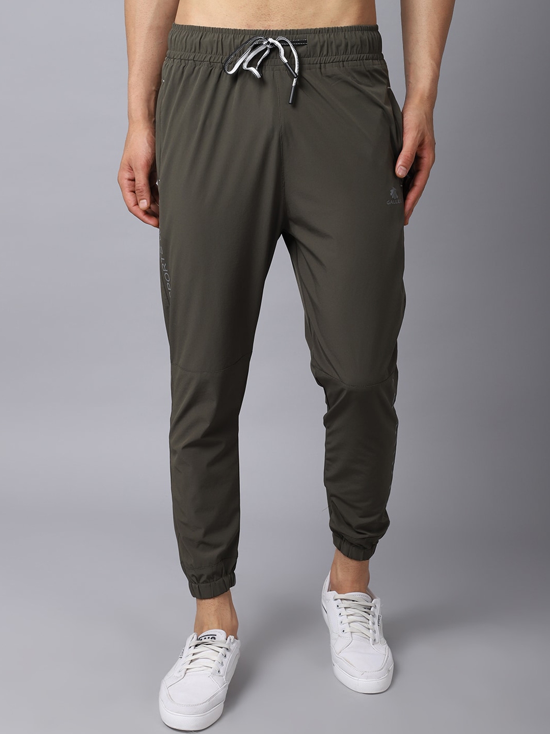 Buy Gallus Men Olive Solid Joggers - Track Pants for Men 19238188 | Myntra