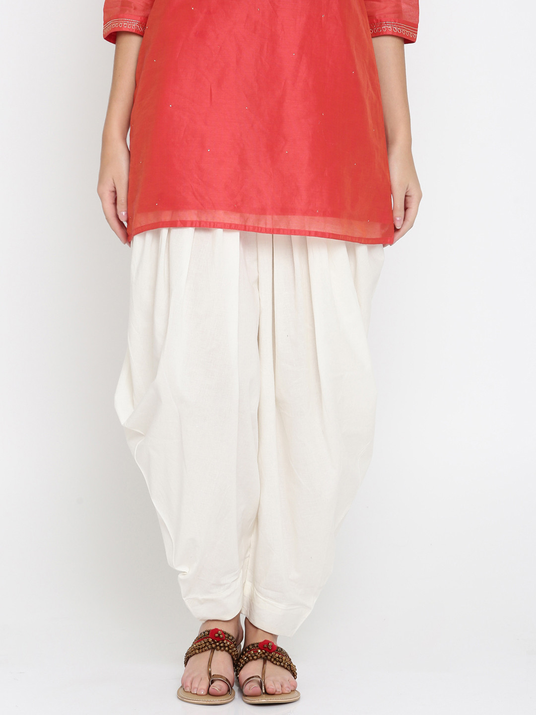 Buy Biba Women White Patiala Pants Patiala for Women 1923868 Myntra