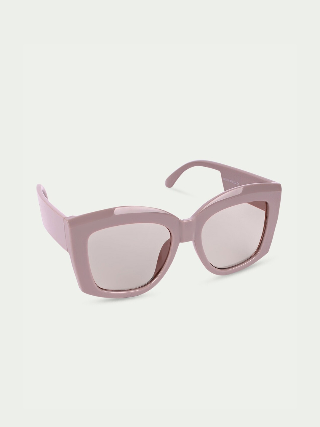 Buy Quirky Unisex Grey Lens Pink Oversized Sunglasses With Uv Protected Lens Sunglasses For