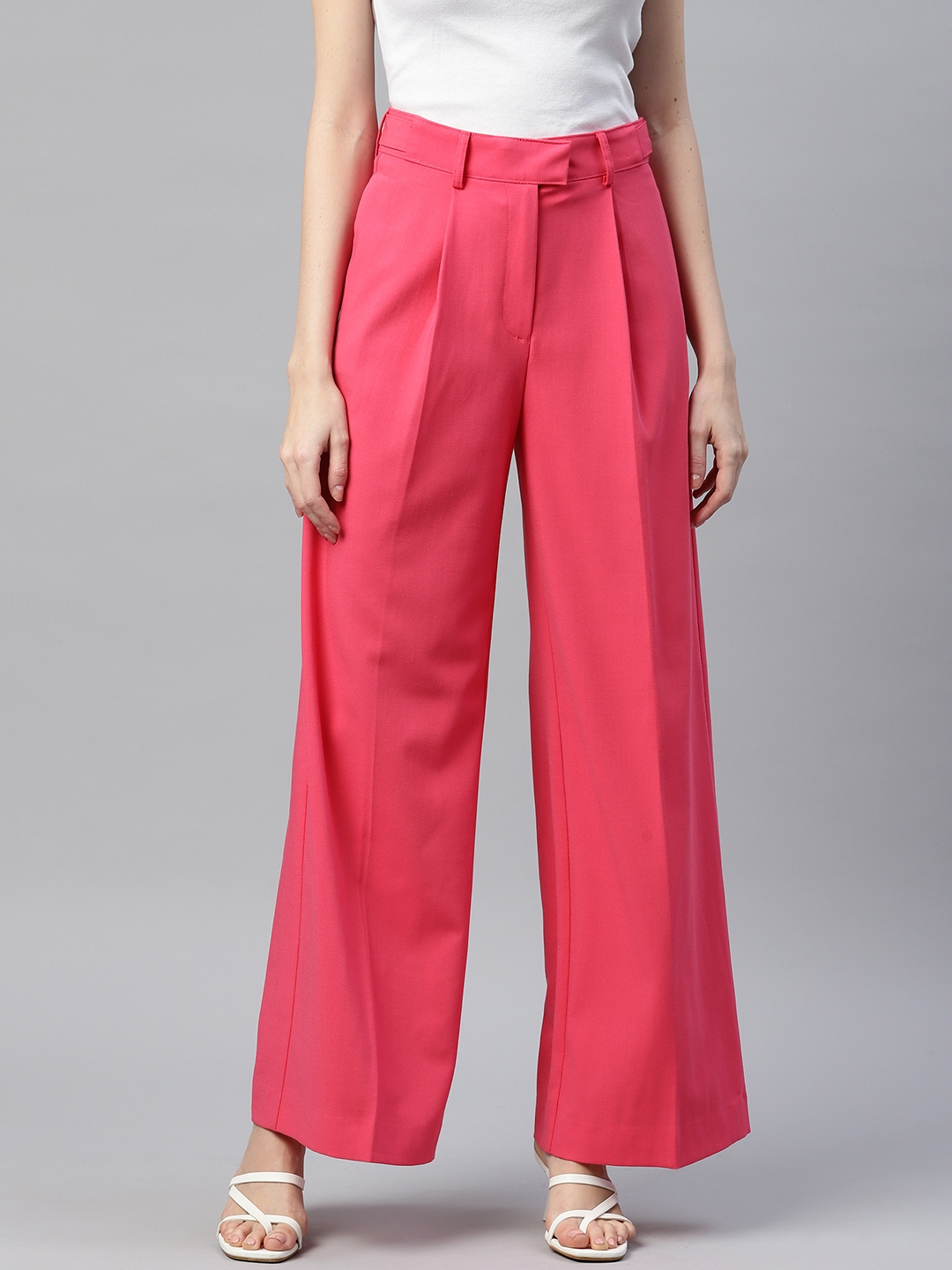 Buy Marks Spencer Women High Rise Trousers Trousers For Women size-guide-find-your-size