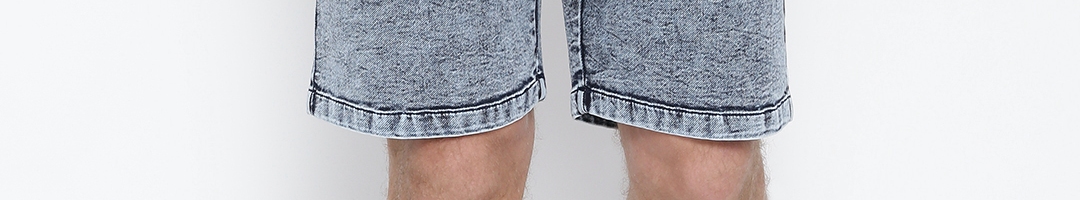 Buy ADIDAS NEO Men Blue SSD Washed Denim Shorts - Shorts for Men ...