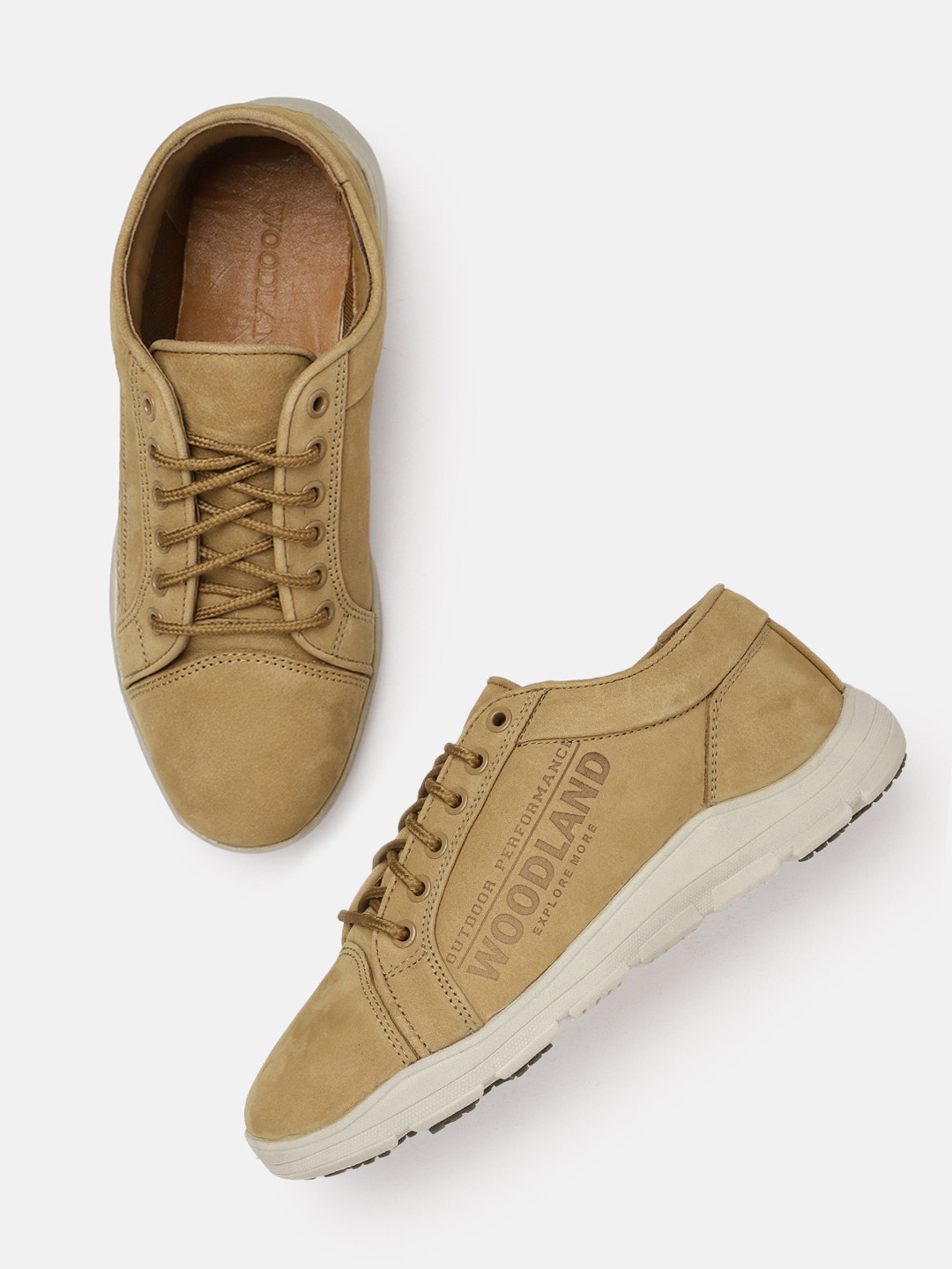 FST Genuine Leather Men's Sneakers 951MA6520 Brown - Plainfield main image 0