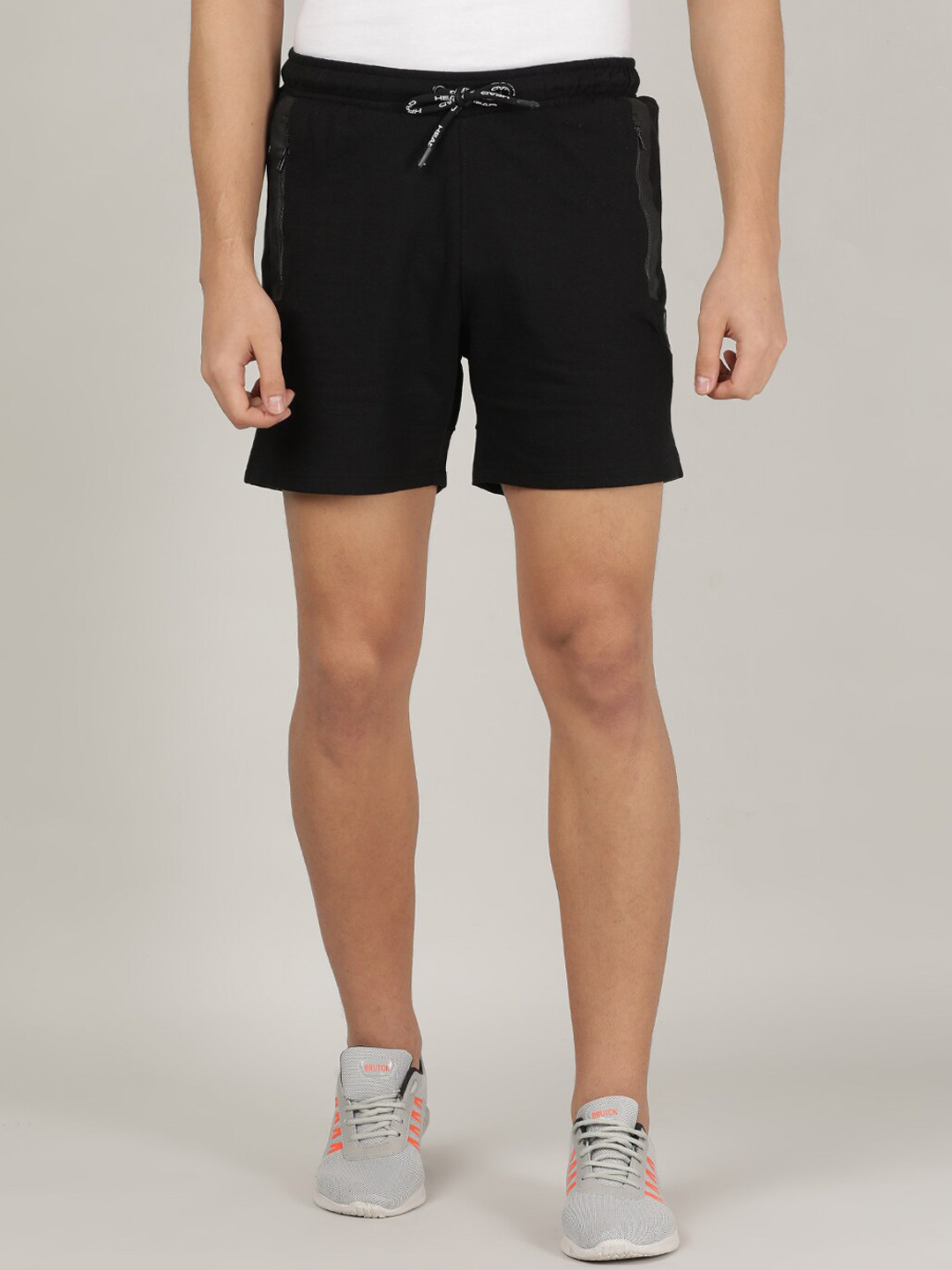 Buy Head Men Black Slim Fit Outdoor Shorts Shorts for Men 19250032 Myntra