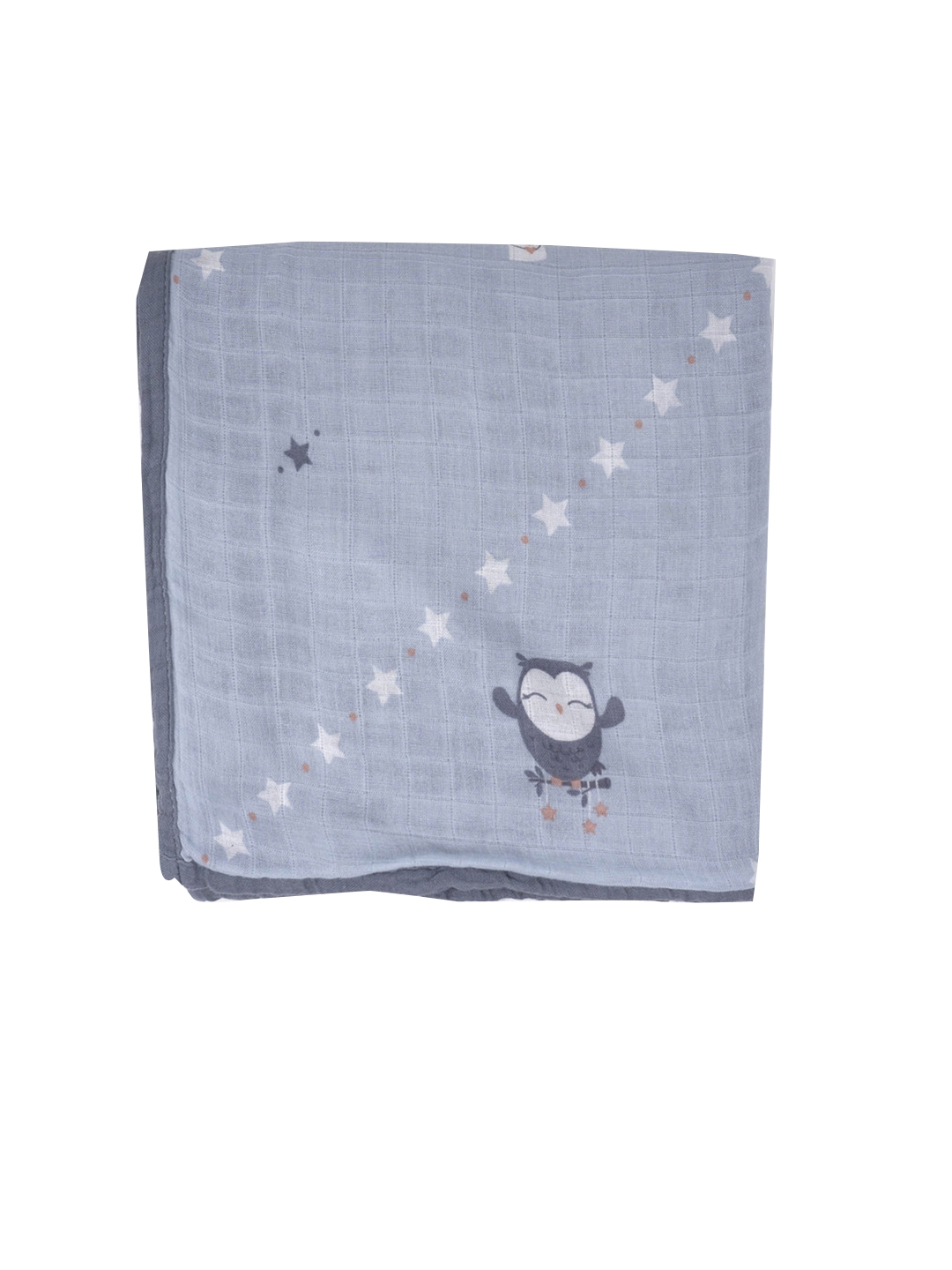 Buy Cocoon Care Navy Blue & White Cartoon Characters AC Room 3 50 GSM Single Bed Blanket ...