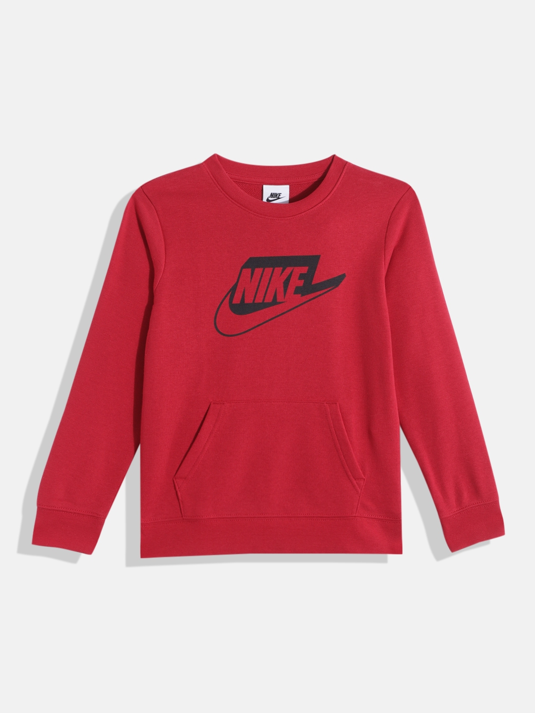Buy Nike Boys Red Printed Sweatshirt - Sweatshirts for Boys 19251686 | Myntra