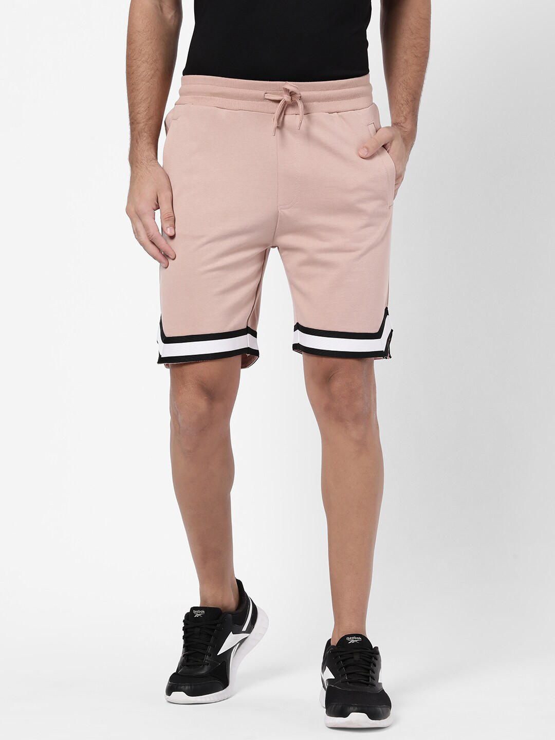Buy R&B Men Pink Solid Shorts Shorts for Men 19253376 Myntra