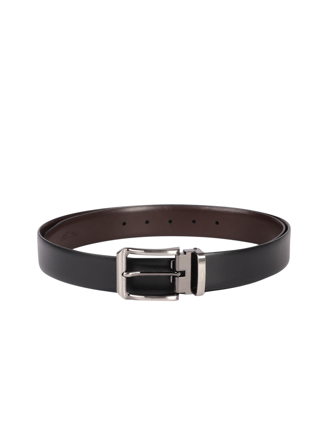 Buy Park Avenue Men Black Reversible Leather Belt - Belts for Men ...
