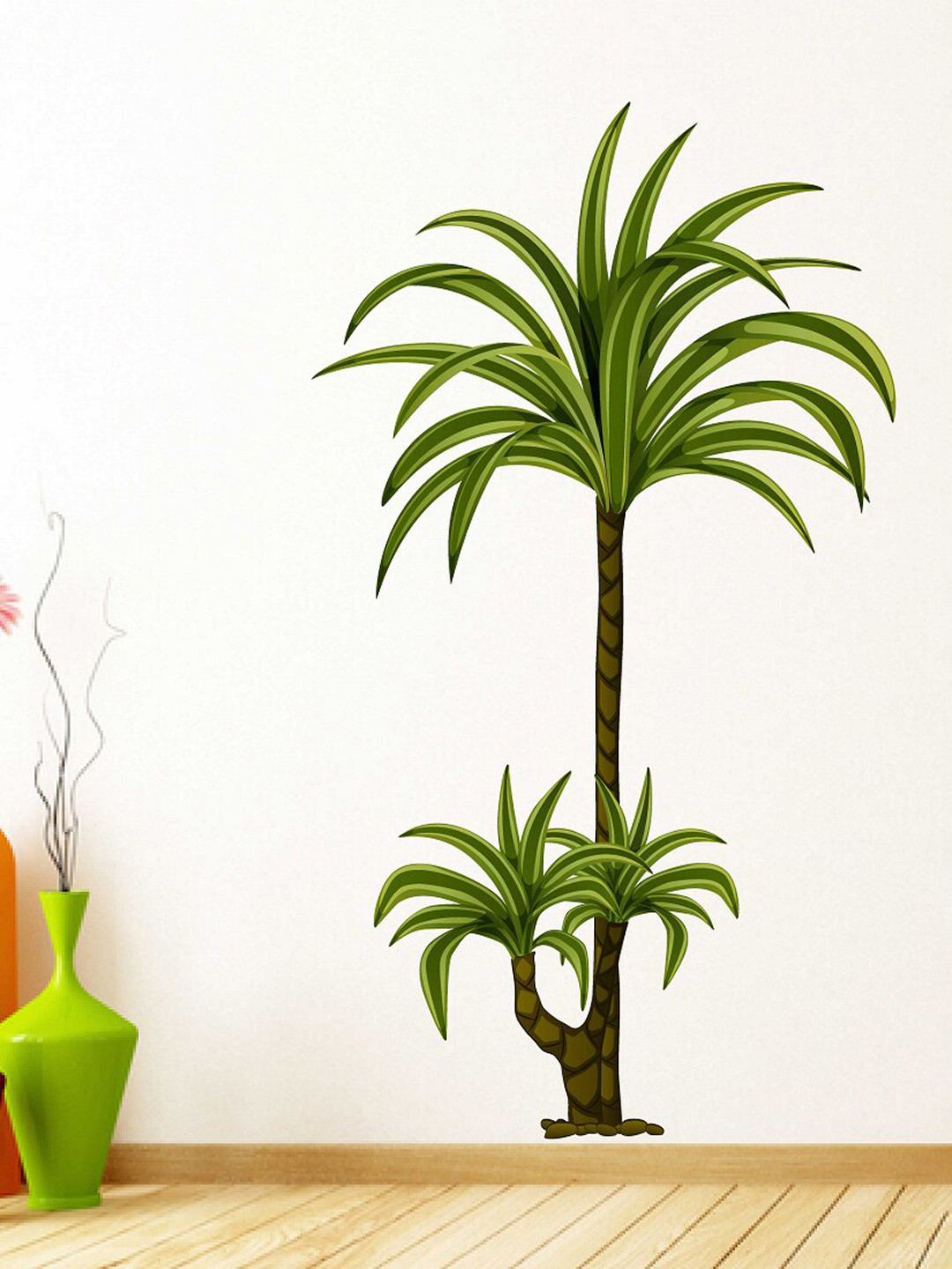 Buy WALLSTICK Green Beautiful Trees Wall Stickers Decals And Stickers