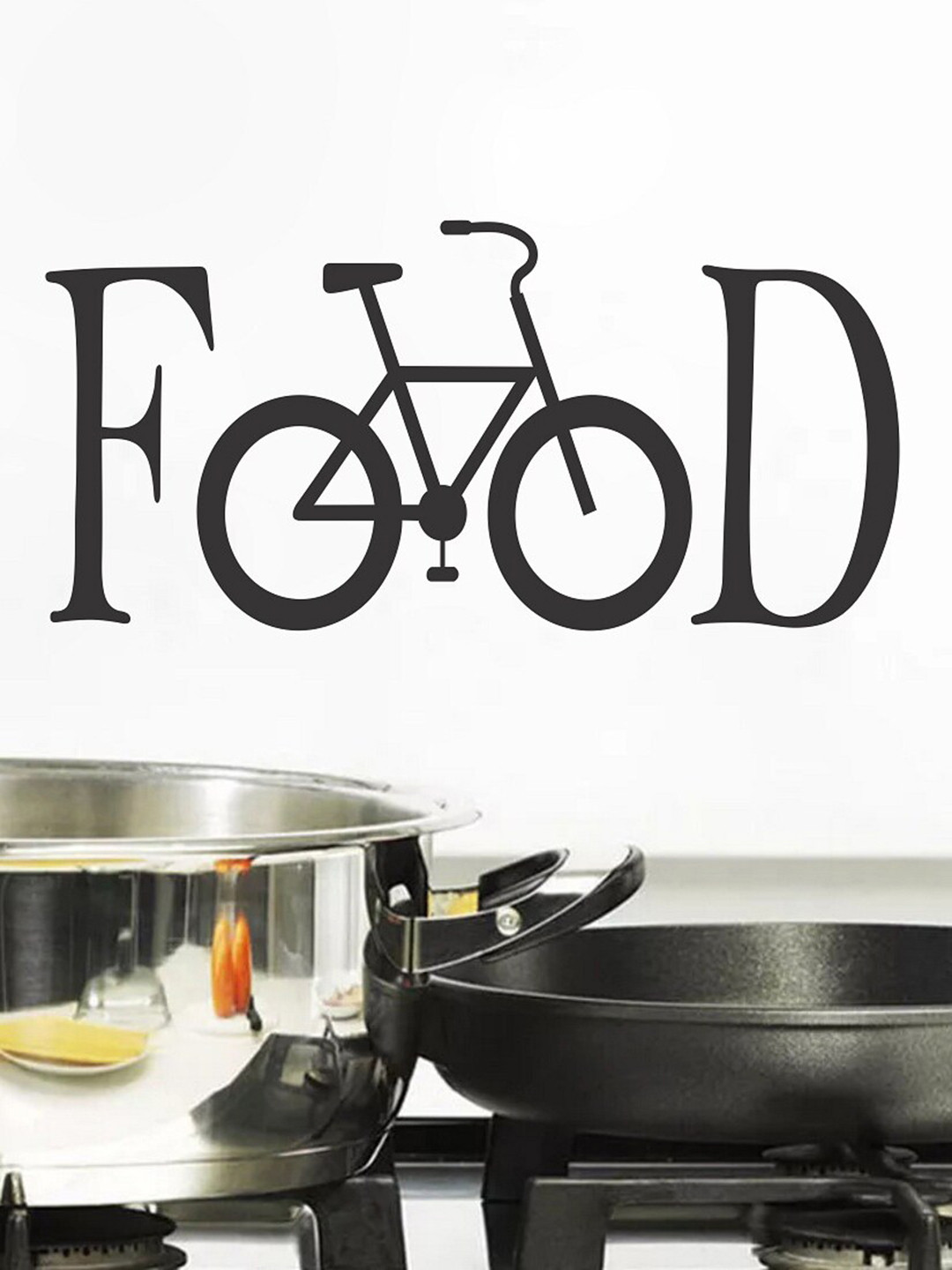 Buy WALLSTICK Black Food Quotes Vinyl Wallsticker Decals And Stickers