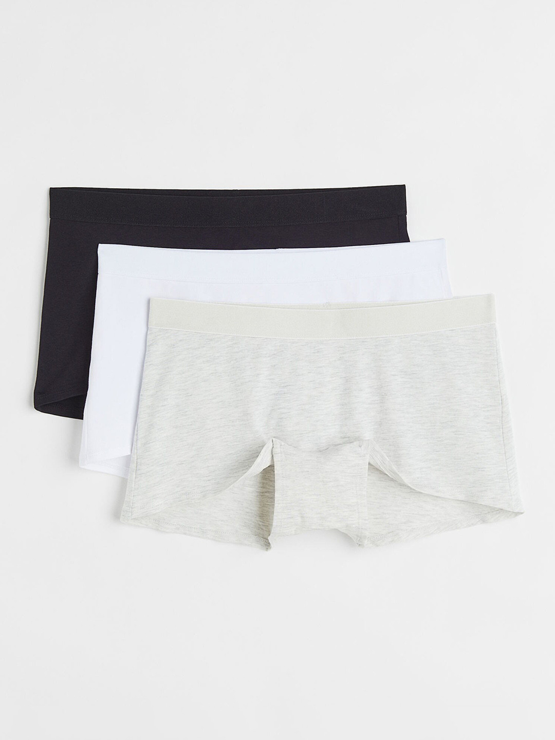 Buy H&M Women 3 Pack Cotton Shortie Briefs 1109278002 Briefs for