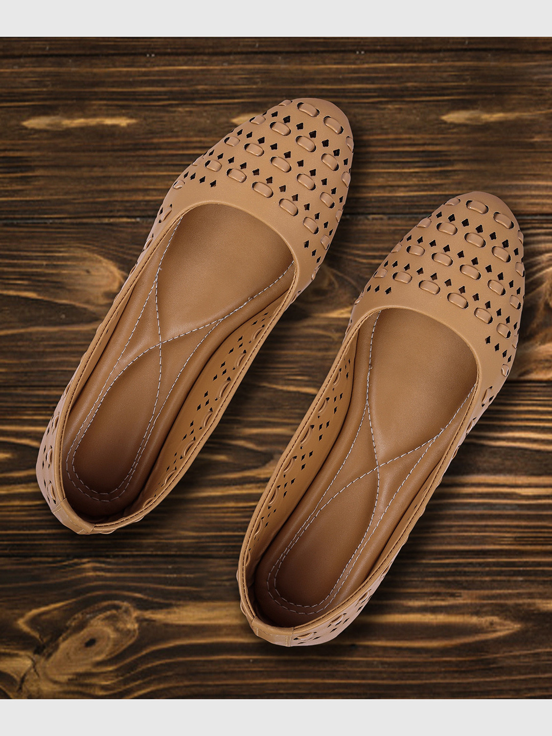 Buy Moonwalk Women Tan Flats Flats for Women 19270272 Myntra